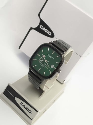 ساعه كاسيو بشعار المملكة تصميم حصري