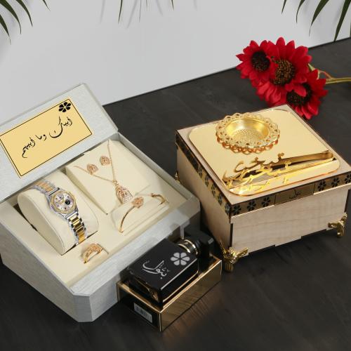 هديه نسائي طقم ساعه اسطوري يجمع بين الجمال والفخام...