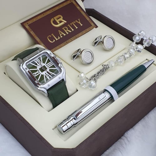 هديه العيد طقم ساعه كليرتي فخمه