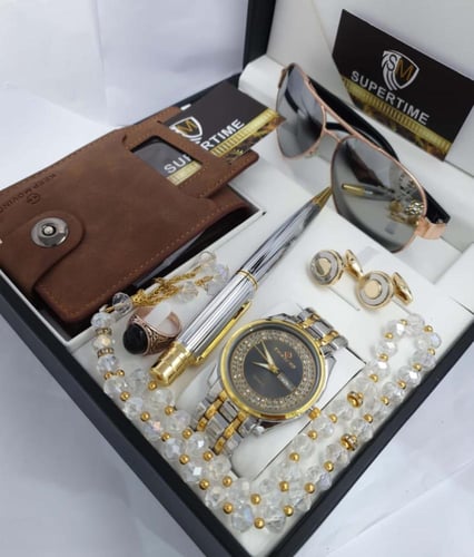 طقم ساعه رجالي اسبيشل تصميم شكل رادو