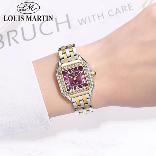 ساعه نسائية شكل لويس مارتن حصري