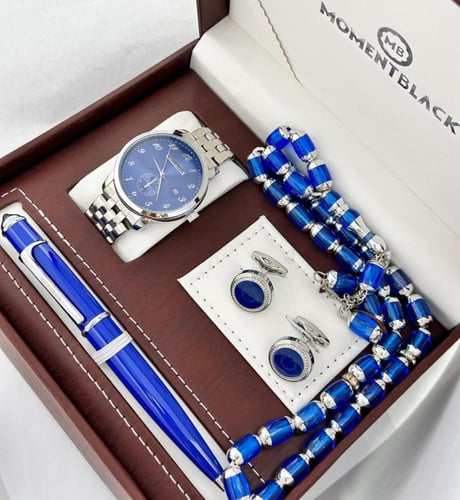 هدايا العيد حديثا طقم ساعه مومنت بلاانك فخامة مميز...