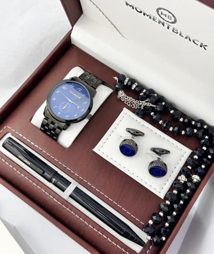 هدايا العيد حديثا طقم ساعه مومنت بلاانك فخامة مميز...