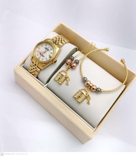 ساعه نسائية شكل رولكس