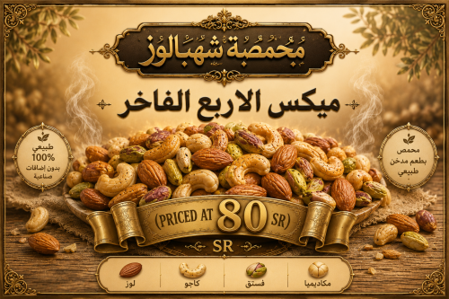 ميكس الاربع الفاخرة وزن 1 كيلو