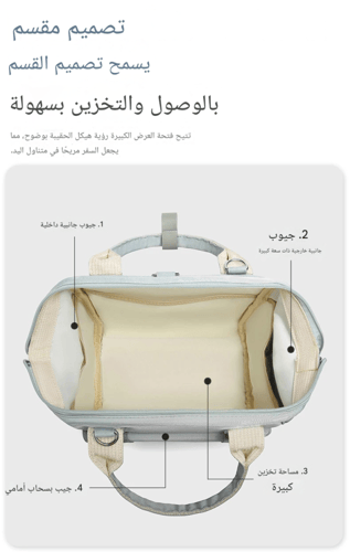 شنطة مخصصة لمستلزمات الأطفال صغيرة الحجم للخروج ال...