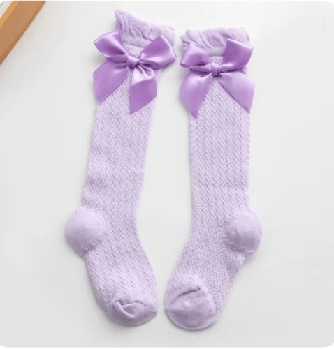 جوارب حديثي الولادة رقبة عالية مقاس 6M-1Y