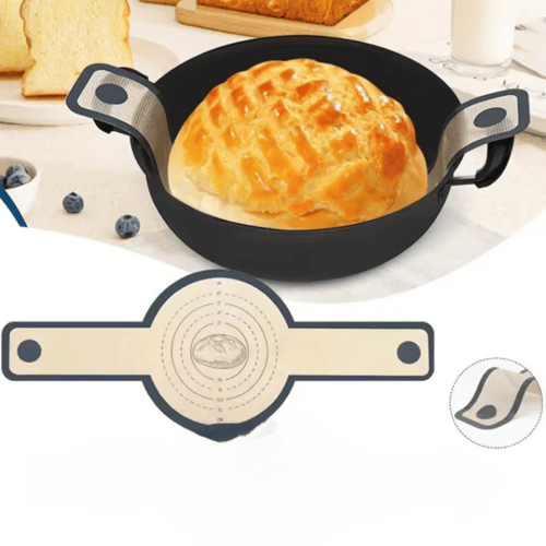 حصيرة خبز سيليكون قابلة لإعادة الاستخدام