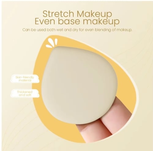 مجموعة اسفنجات مكياج وردية اللون،16 قطعه