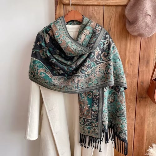 شال كشميري نسائي شتوي