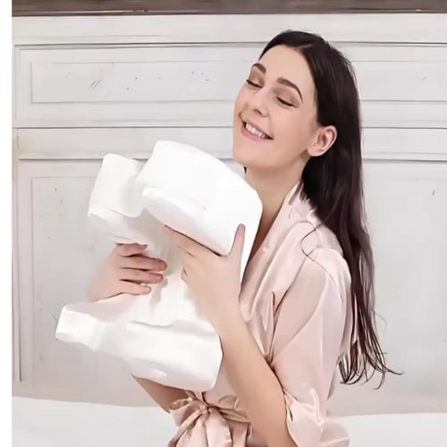 وسادة سرير المريحة للوجه من إسفنج الميموري فوم ومض...