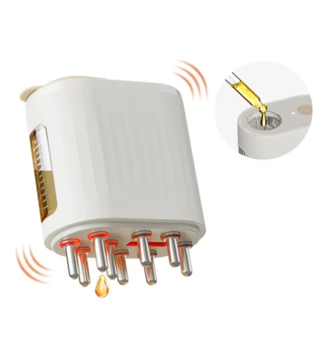 جهاز تدليك الرأس بالضوء الأحمر