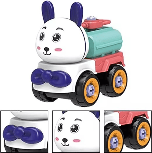 مجموعة سيارات البناء 4 قطع