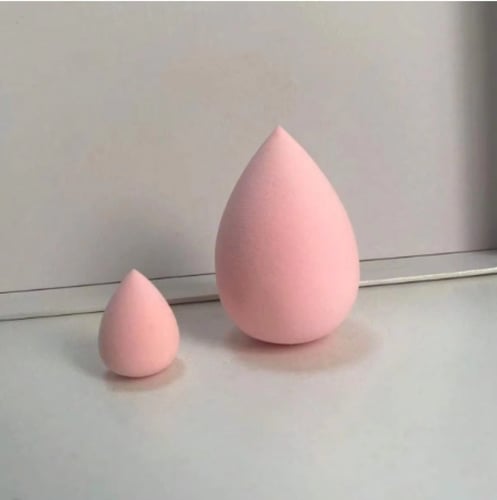 مجموعة اسفنجات مكياج وردية اللون،16 قطعه