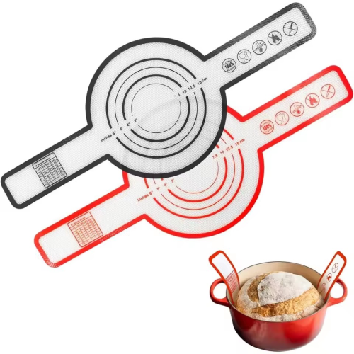 حصيرة خبز سيليكون قابلة لإعادة الاستخدام