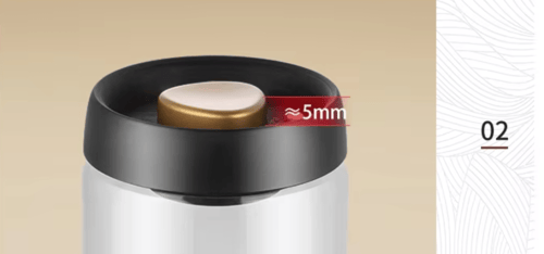 برطمان تخزين حبوب القهوة محكمة الإغلاق 900 مل