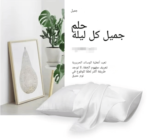 كيس وسادة من حرير التوت الطبيعي