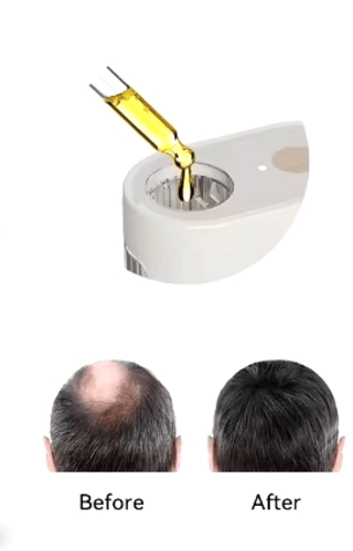 جهاز تدليك الرأس بالضوء الأحمر