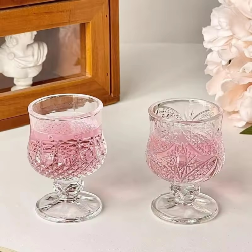 أكواب صغيرة كوب زجاجي قصير 12 أكواب 45مل