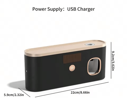 جهاز مطهر ذكي لفرشاة الأسنان ، قابل لإعادة الشحن ،...