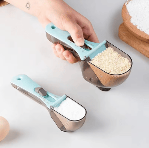 أكواب قياس قابلة للتعديل للسائل والجاف