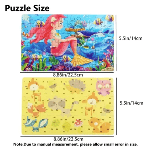 بزل خشبي للاطفال 60 قطعة