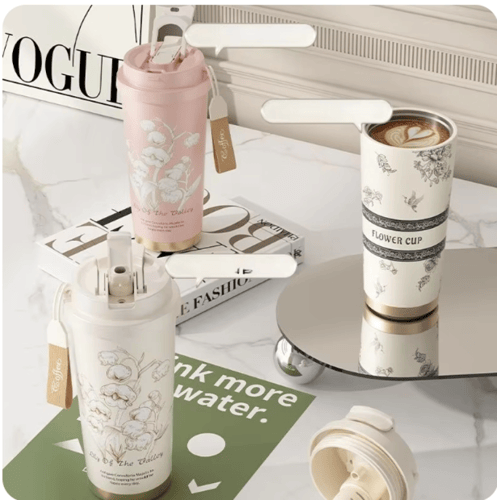 كوب قهوة محمول مانع للتسرب 500 مل