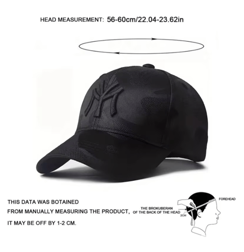 قبعة بيسبول مموهه تطريز