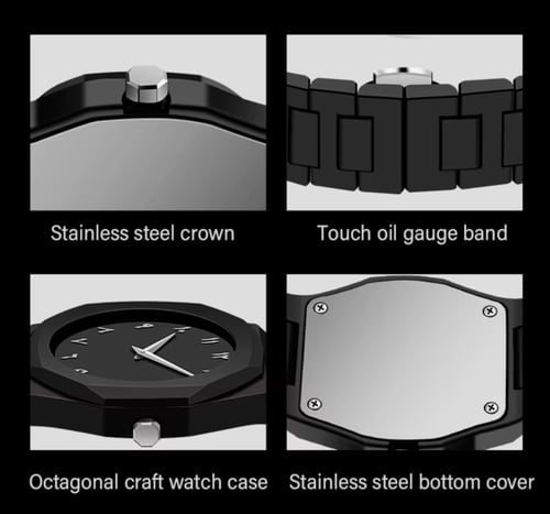 ساعة يد رجالية فاخرة وعصرية