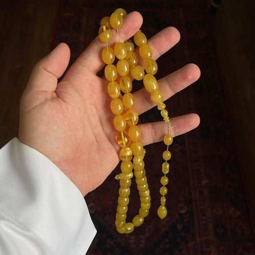 مسباح بيض حمام ليموني بتعريق وشفافية