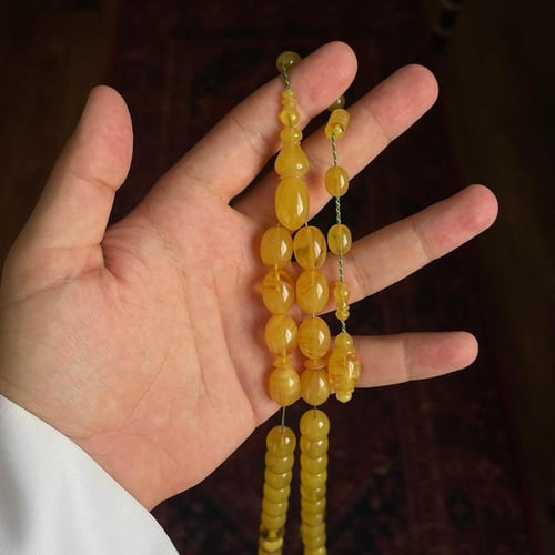 مسباح بيض حمام ليموني بتعريق وشفافية