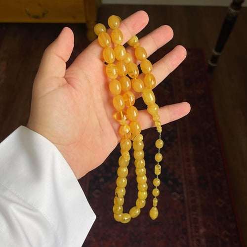 مسباح بيض حمام ليموني بتعريق وشفافية