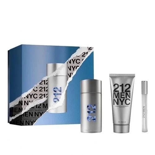 طقم عطر كارولينا هيريرا 212 للرجال او دو تواليت 10...