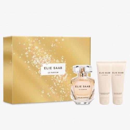 طقم عطر ايلي صعب لي بارفيوم او دو بارفيوم - 3 قطع