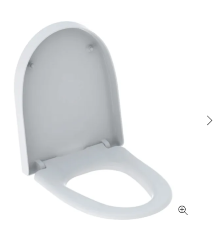 Eternity GEBERIT غطاء كرسي ابيض جبريت