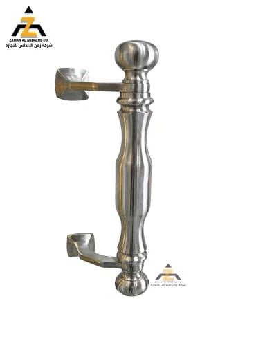 مقبض باب خارجي نحاس لون فضي