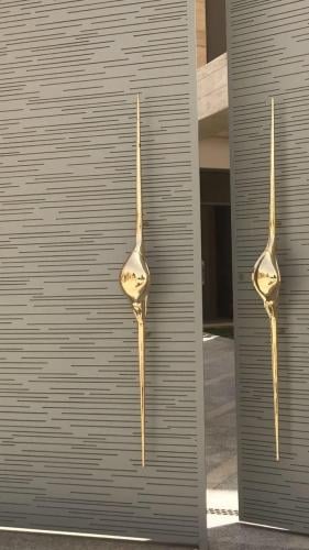 مقبض باب خارجي نحاس الدمعة GB