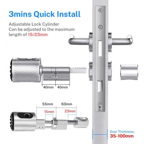 قفل باب ذكي ZAL