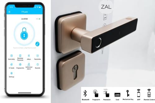 قفل باب ذكي مفصول ZAL