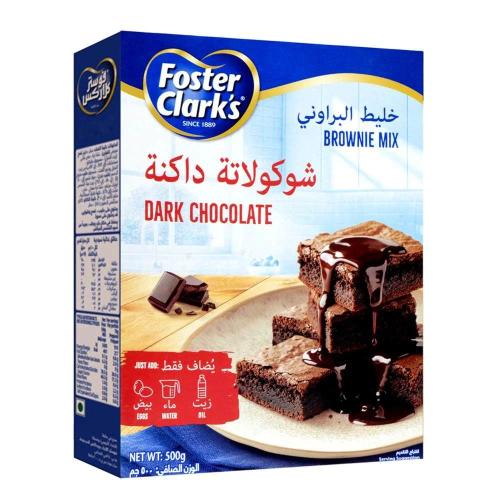 خليط البراوني شوكلاتة داكنة فوستر500جم