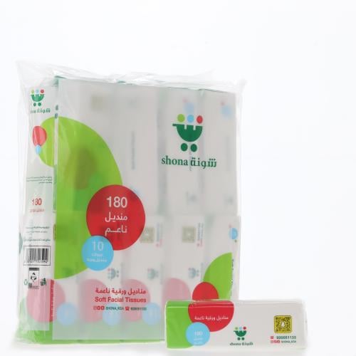 مناديل شونة 180منديل 10عبوات