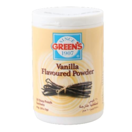 مسحوق نكهة فانيلا جرينز 60ج