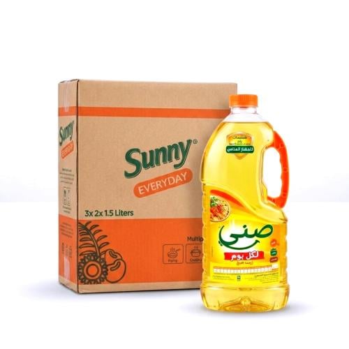 زيت صني دوار الشمس 1.5 لتر كرتون 6حبات