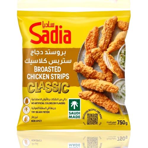 ساديا دجاج بروستد كلاسيك شرائح 750جم