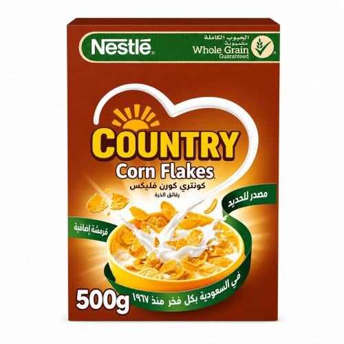 كورن فلكس كونتري رقائق الذرة 500ج