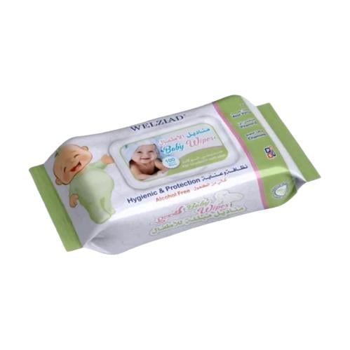 مناديل مبللة للاطفال حديثي الولادة 100منديل