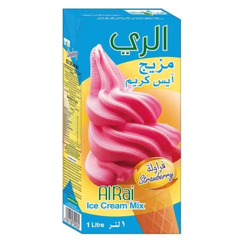 الري ايس كريم فراولة 1لتر