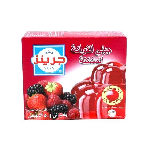 جلي جرينز الفواكه المشكلة 80جم