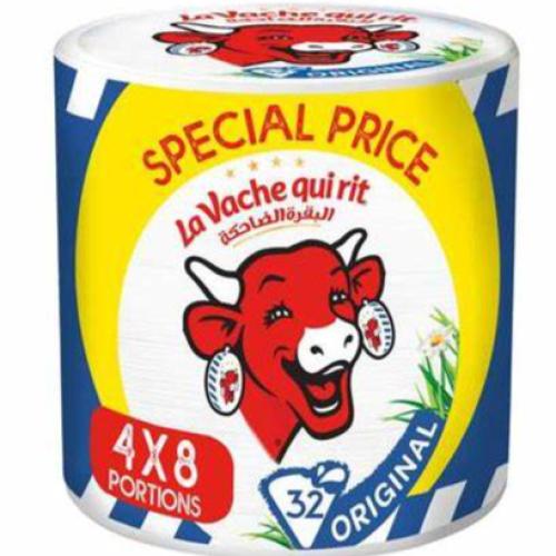جبنة البقرة الضاحكة 32 قطعة 480ج
