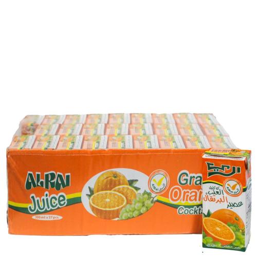 عصير الري العنب وبرتقال 200مل 27حبة